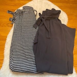 2 Front-Tie Ankle Pants for $15